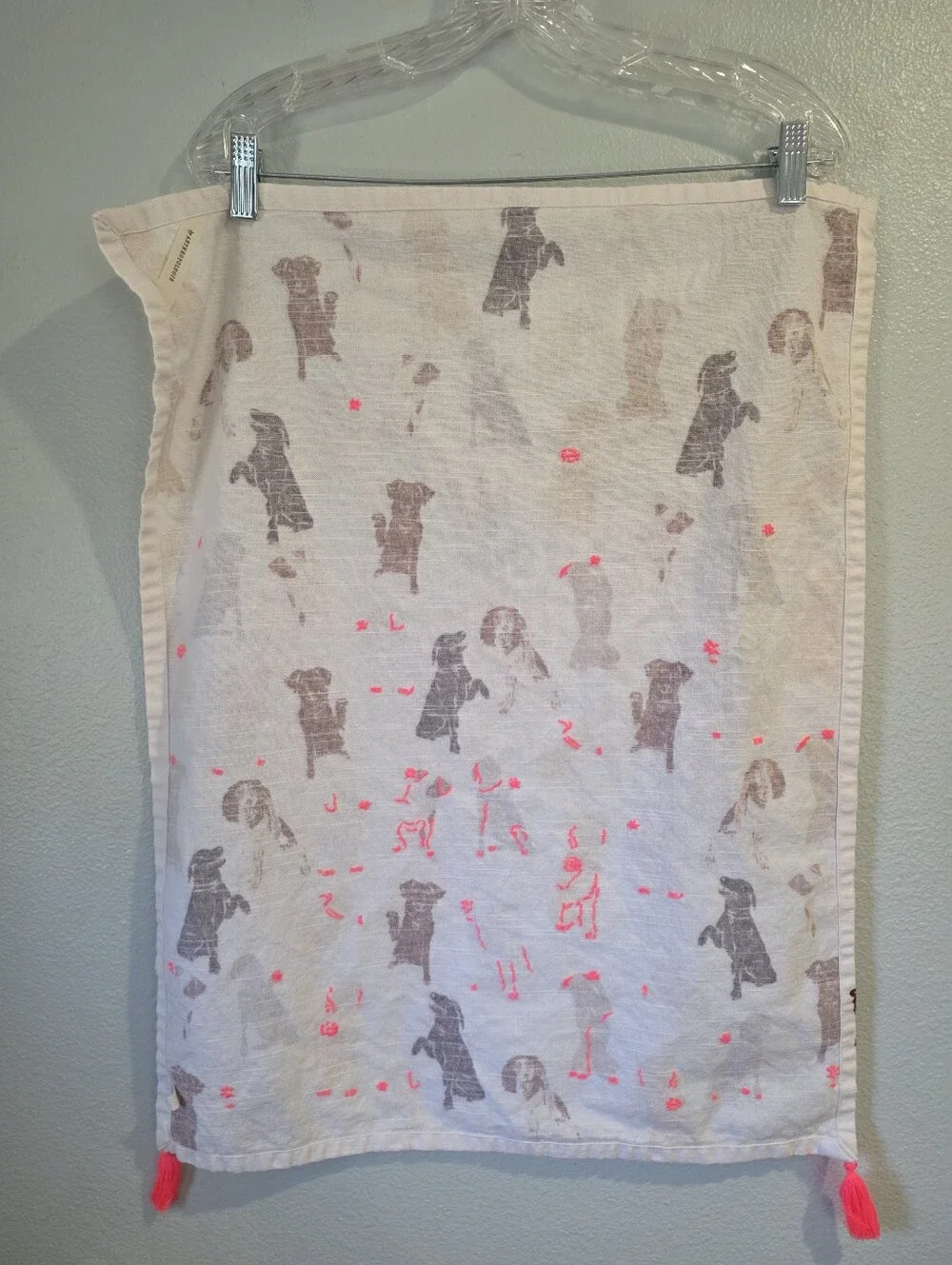 Anthropologie Puppy Love Dish Towel      (AS IS)